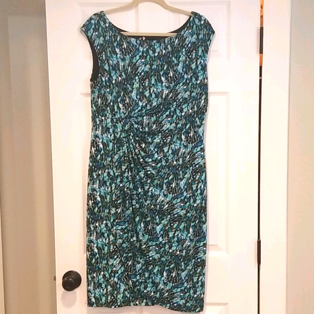 Connected apparel cap sleeve dress